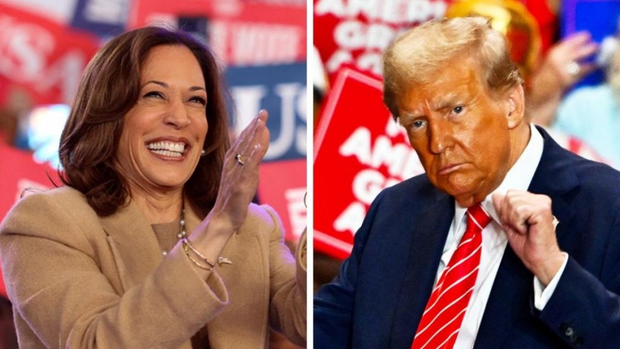 Cập nhật bầu cử Mỹ: Ông Trump và bà Harris hoàn tất chiến dịch tranh cử